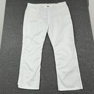 Dickies Painter Pants Mens 44x32 White Cotton Blend Cargo Pocket - NEW